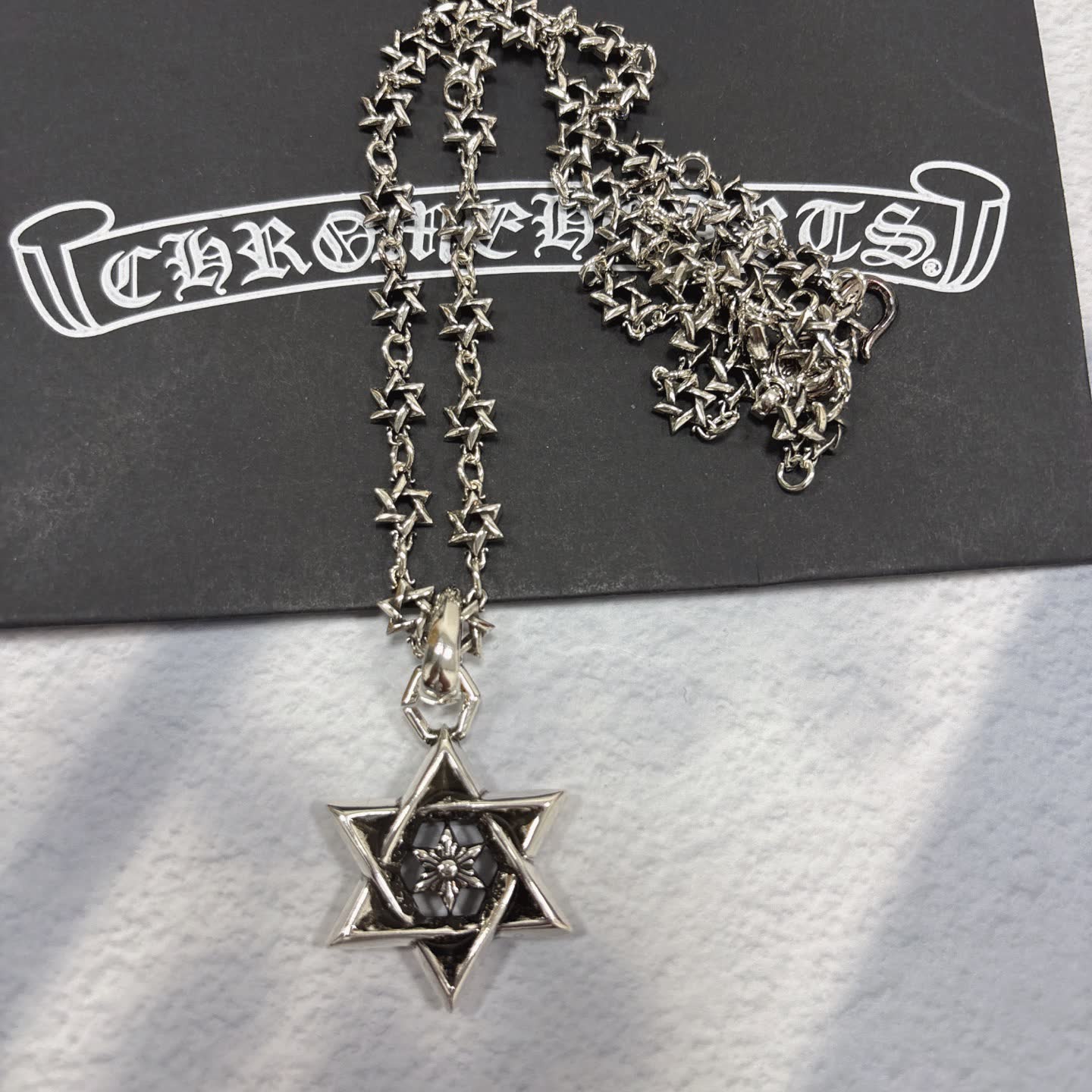 Chrome Hearts Star of David Pendant Necklace